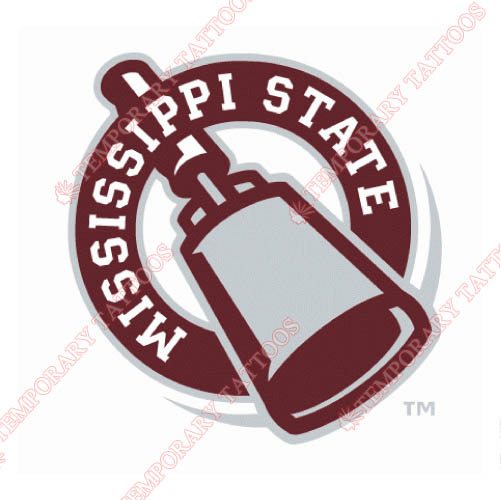 Mississippi State Bulldogs Customize Temporary Tattoos Stickers NO.5126